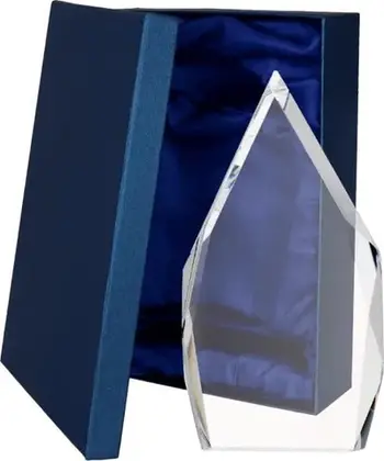 Kupë dekorative xhami Unger Glass Trophy C073, 24.5cm, e tejdukshme