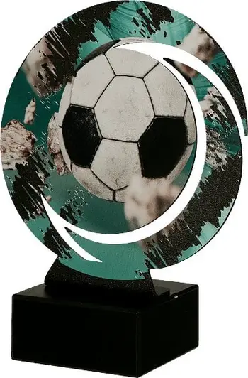 Kupë futbolli Victoria Sport Metal, me bazë mermeri, argjend