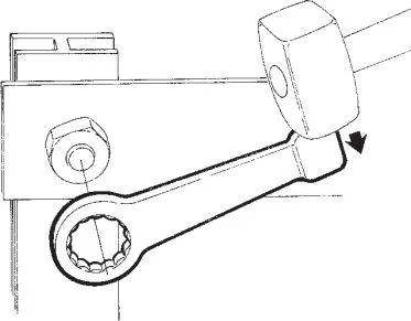 Çelës goditës Teng Tools striking wrench, 24mm, unazë - 2