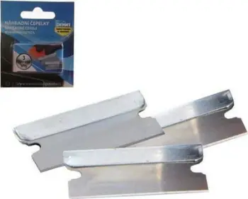 Tehe zëvendësuese për gërvishtëse xhami Orion, set 3 copë, metal, argjendta