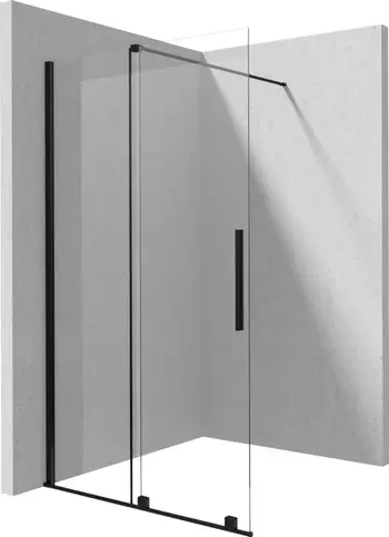 Mur dushi Deante Walk-in 100, xham 8mm, 195x100cm, i zi