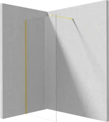 Muri dushi Deante Prizma Walk in Wall 90, xham 6mm, 195x90cm, ari