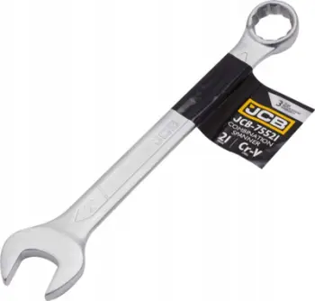 Çelës fiks JCB 21 mm, çelik i fortë, i argjendtë