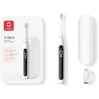 Furçë dhëmbësh elektrike Oclean X Lite Set, sonike, ekran inteligjent, gri