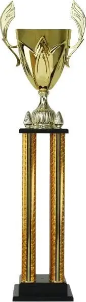 Kupë metalike dekorative Gold 1075C, 62cm, diametër 140mm, ngjyrë ari