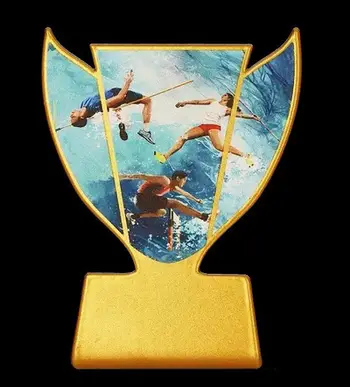 Kupë sportive Victoria Sport Metal Trophy Athletics, metal, argjendi