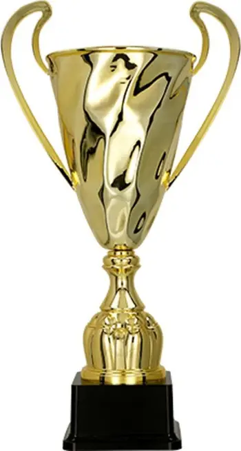 Kupë trofe metalike Gold 2074C, 49.5cm, bazë 180mm, ngjyrë ari