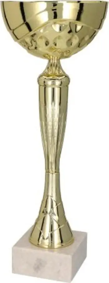 Kupë trofe Golden T-S 9059A, 36.5 cm, bazë mermeri, ngjyrë ari