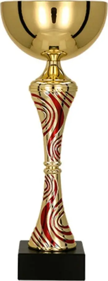 Kupë sportive Victoria Sport Metal Cup, 27cm, ari kuqe