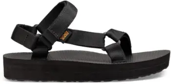 Sandale për femra Teva Midform Universal 1090969, platformë mesatare, të zeza