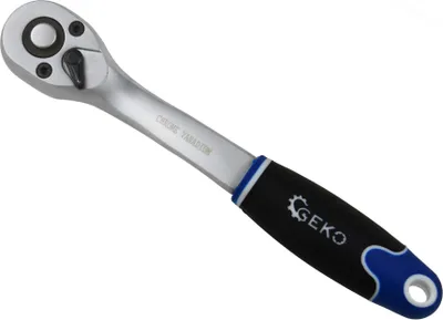 Çelës me klik GEKO Bent Ratchet 1/4", çelik krom vanadium, dorezë ergonomike - 2