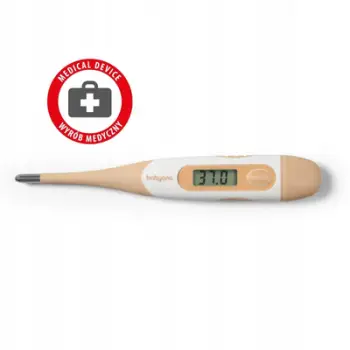 Termometër dixhital BabyOno 788, majë e butë, ekran LCD
