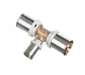 Ndarës presimi QIK Tee reduktues, bronzi, 20x16x20 mm