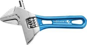 Çelës i rregullueshëm Hogert Technik HT1P562, hapje deri 32mm, gjatësi 140mm, çelik krom vanadium
