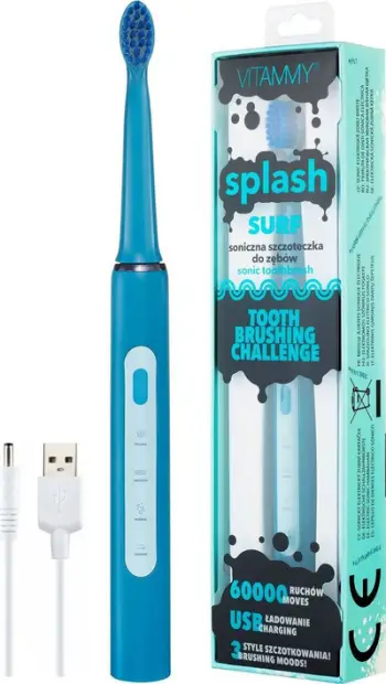 Furçë dhëmbësh Vitammy Splash Surf, e kaltërt