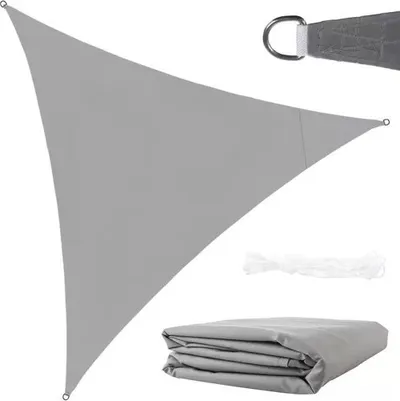 Tendë hije trekëndore Gardlov 23147, 3x3x3m, gri - 1