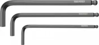 Çelës imbus Teng Tools, 6 mm, majë sferike, CR-MO, i zi