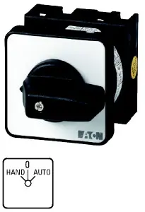 Ndërprerës rrotullues Eaton T0-2-15432/E, 20A, IP65, i zi