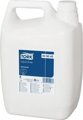 Sapun i lëngshëm Tork Liquid Soap Universal, 5000ml, për duar, transparent