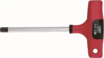 Çelës imbus Felo Metric Hex T-Handle, 2 mm, 100 mm, i zi