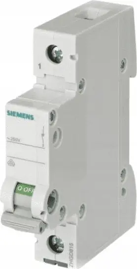Ndërprerës modular Siemens Sentron 5TL1132-0, 32A, 1P 230V, i bardhë