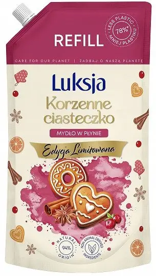 Sapun i lëngshëm Luksja Spiced Cookie, 900ml, refill