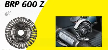 Furçë disku për tuba Klingspor BRP 600 Z, 115mm, tel çeliku i përdredhur