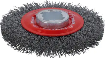 Furçë disku për metal Bosch X-LOCK Clean for Metal 115mm, tel i valëzuar 0.3mm