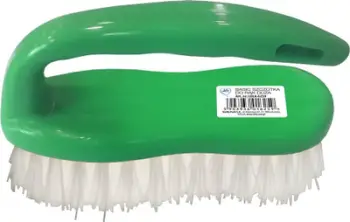 Furçë dore Lula Large Hand Brush, për duar dhe thonj, me qime sintetike, gri