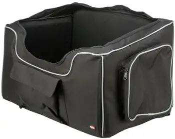 Sedilje makine për qen Trixie Car Seat Cushion, 56x37x36cm, me jastëk plush, gri