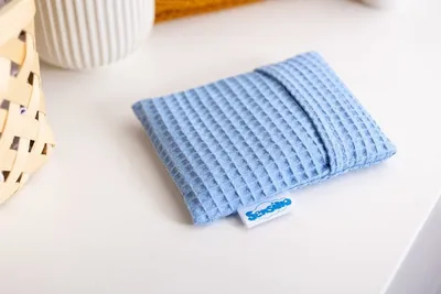 Termofor Sensillo Hot Water Bottle Waffle Premium, 16x13 cm, blu - 2