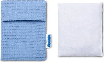 Termofor Sensillo Hot Water Bottle Waffle Premium, 16x13 cm, blu - 4
