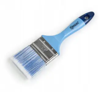 Furçë e sheshtë për bojë Straight, qime sintetike, dorezë plastike, 63 mm