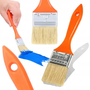 Furçë e sheshtë Polax Eco Flat Brush, 5 cm, qime të përziera