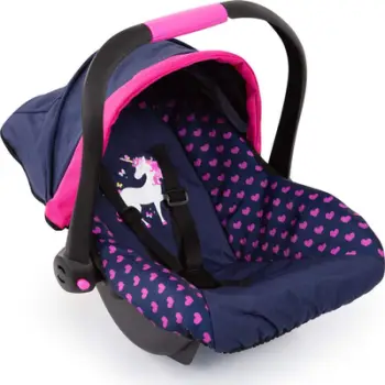 Sedilje kukulle Bayer Baby Deluxe, me tendë, Unicorn Hearts