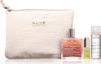 Neceser NUXE GWP Beige Flat Pouch, i rrafshët, bezhë
