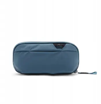 Necesere tualeti Peak Design Wash Pouch Small, kompakte, rezistente ndaj ujit, blu Ocean