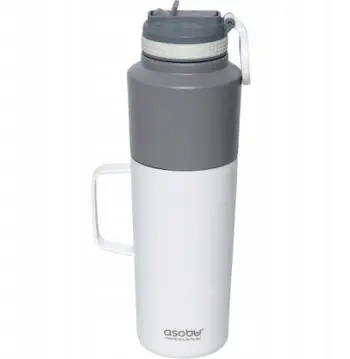 Termos Asobu Aqualina NA BF23R, 20oz, çelik inox me izolim të dyfishtë, i kuq