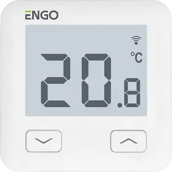 Termostat muror ENGO E10, digjital, 230 V, i bardhë