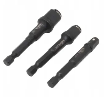 Set adapterësh për nasada SATRA S-3SD21, 3 copë, 1/4" 3/8" 1/2", i zi