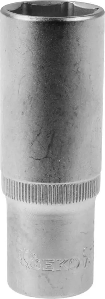 Çelës tubular GEKO G12110, 10mm, profil 6 kënde, krom vanadium