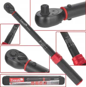 Çelës momenti Tvardy Torque Wrench, 3/8", 10 120 Nm, metalik