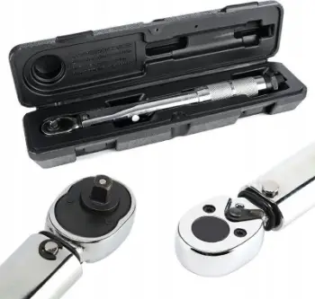 Çelës momenti WMC 1/4", 5–25Nm, rregullim me bllokim, argjend
