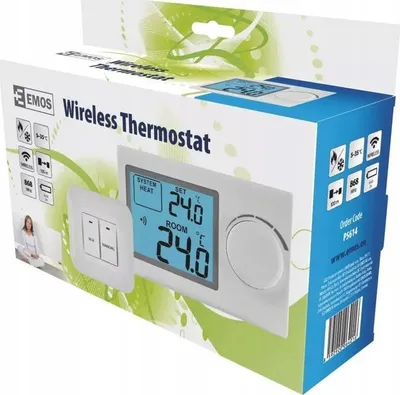 Termostat wireless EMOS P5614, programues, me ekran digjital, i bardhë - 5