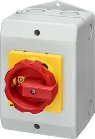 Çelës rrotullues Siemens 3LD2064-0TB53, 3P, 16A, gri