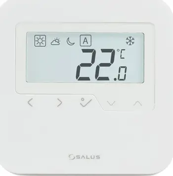 Termostat wireless Salus HTRS RF30 Kc171 Daily, programim ditor, i bardhë