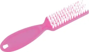 Furçë manikyr Activeshop Nail Brush, për pastrim thonjsh, ergonomike, e bardhë