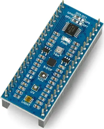 Senzor ambiental Waveshare I2C, për Raspberry Pi Pico, modul kompakt, i gjelbër