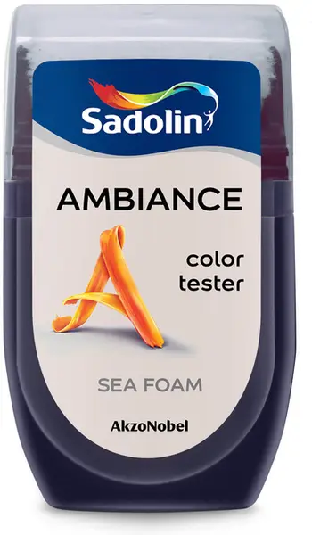 Tester boje muri Sadolin Ambiance Sea Foam, 30ml, ngjyrë jeshile deti