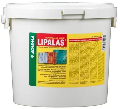 Ngjitës universal Achema LIPALAS, 5.5kg, dispersion, i bardhë - 1
